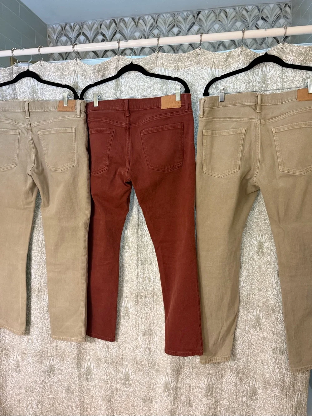 3 pair of pains Men's Slim Jeans mutual weave